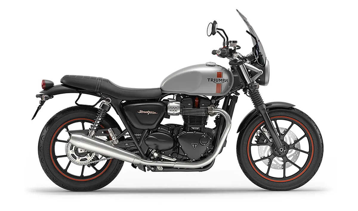 UNIT Garage Windshield with GPS support for Triumph Street Twin 900 (2016-2022) / Street Scrambler 900 (2017 ) / Speed Twin 900 (2023 )