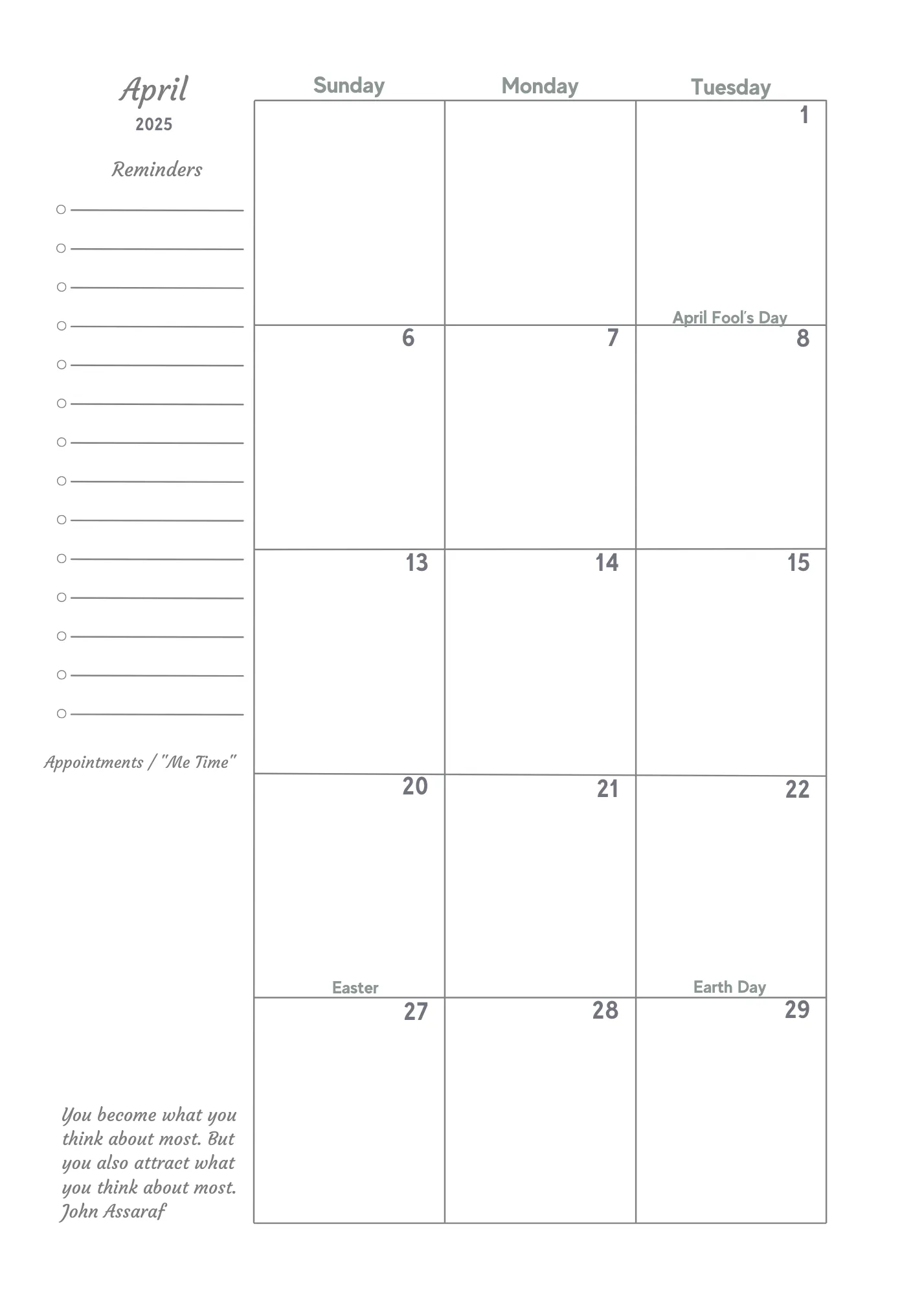 Weekly Planner 2025:  Butterflies