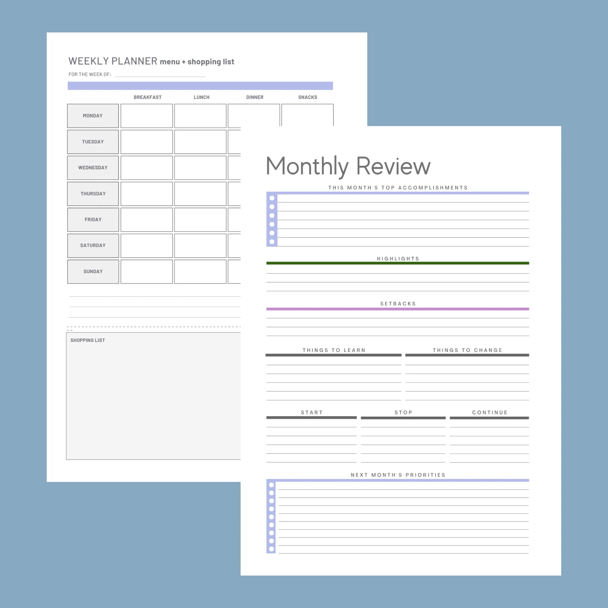 Weekly Planner 2025:  Butterflies