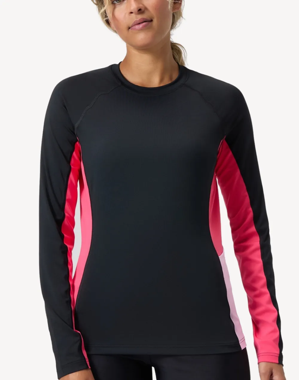 Women's Colourblock UPF 50 Long Sleeve Swim Shirt