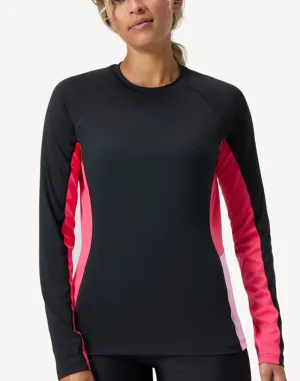 Women's Colourblock UPF 50 Long Sleeve Swim Shirt