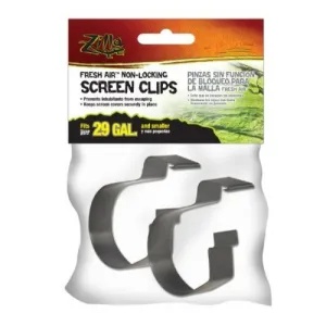 ZILLA - Fresh Air Non-Locking Screen Clips Small - 2 Pack
