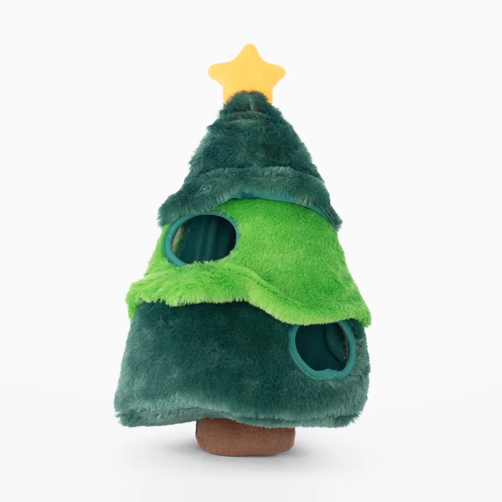 ZippyPaws Dog Toy Holiday Burrow Christmas Tree